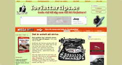 Desktop Screenshot of forfattartips.se